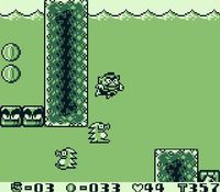 une photo d'Ã©cran de Wario Land sur Nintendo Game Boy